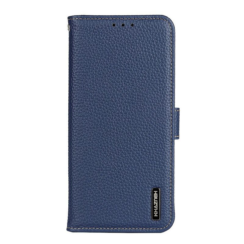 Flip Case Für Samsung Galaxy S20 FE Khazneh Litschi-leder