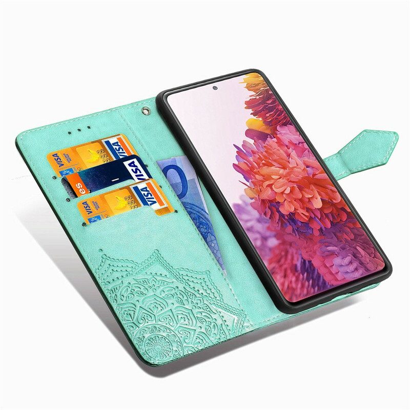 Flip Case Für Samsung Galaxy S20 FE Mandala-mittelalter