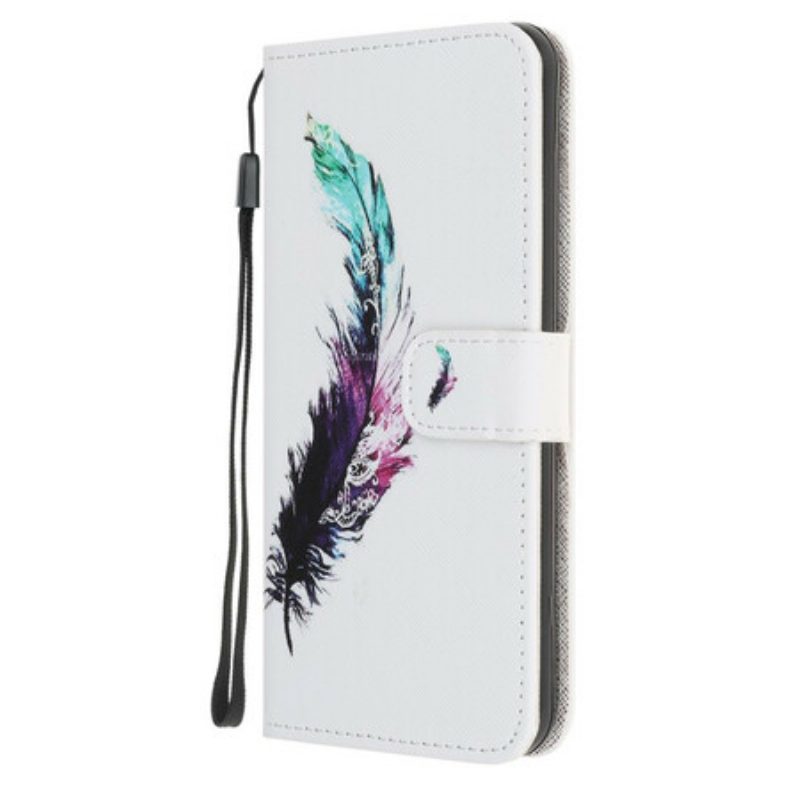 Flip Case Für Samsung Galaxy S20 FE Mit Kordel Feder Mit Lanyard