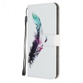 Flip Case Für Samsung Galaxy S20 FE Mit Kordel Feder Mit Lanyard