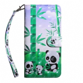 Flip Case Für Samsung Galaxy S20 FE Panda-familie