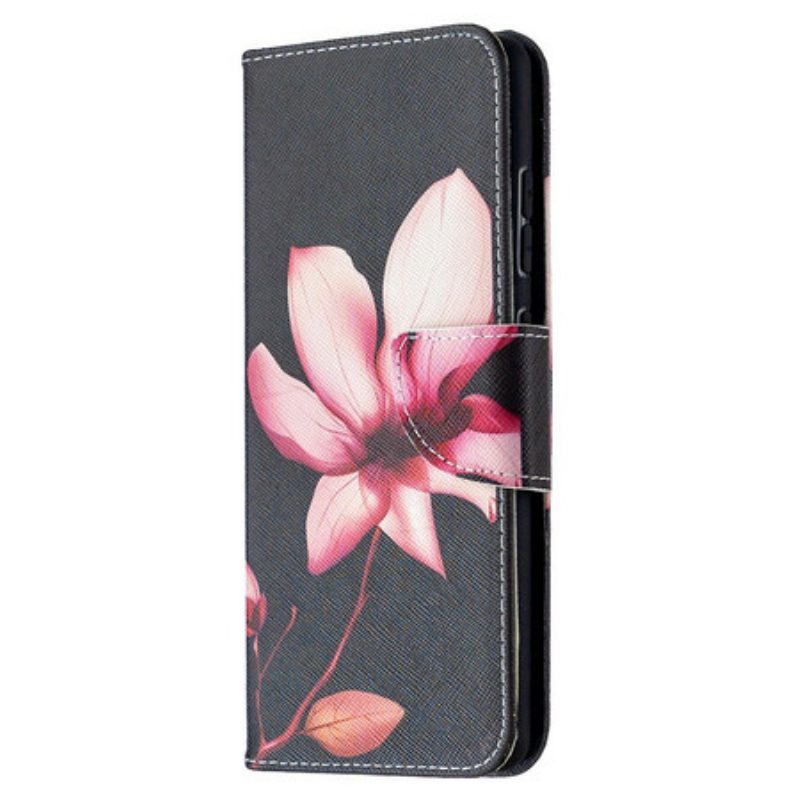 Flip Case Für Samsung Galaxy S20 FE Pinke Blume