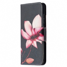 Flip Case Für Samsung Galaxy S20 FE Pinke Blume