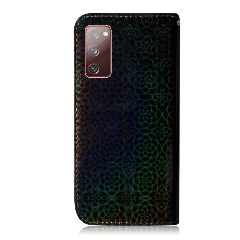 Flip Case Für Samsung Galaxy S20 FE Pure Farbe