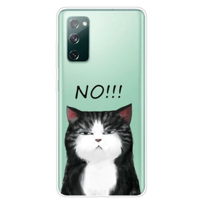 Handyhülle Für Samsung Galaxy S20 FE Die Katze. Die Nein Sagt