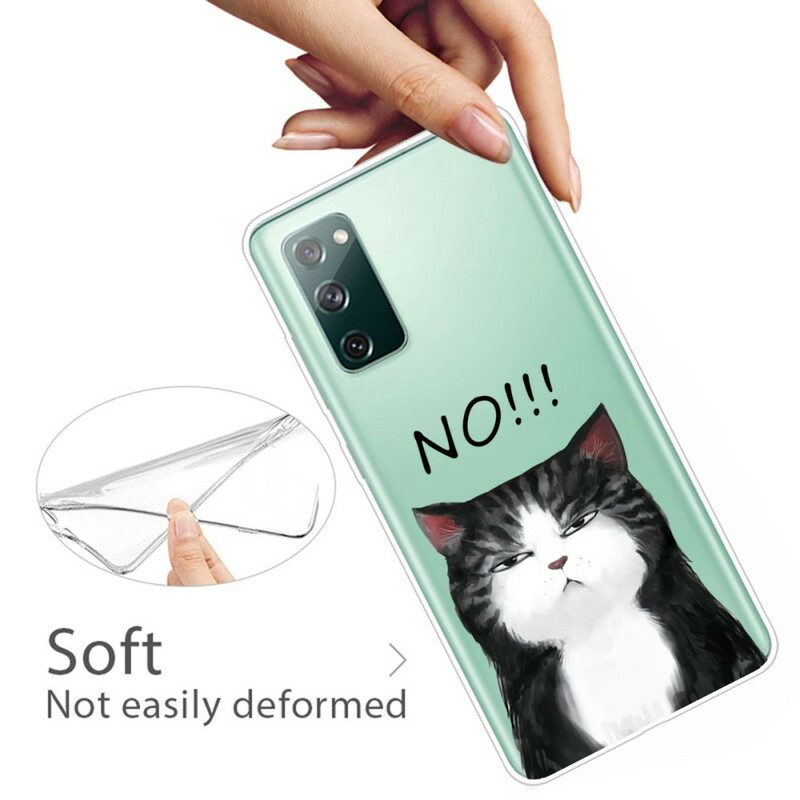 Handyhülle Für Samsung Galaxy S20 FE Die Katze. Die Nein Sagt