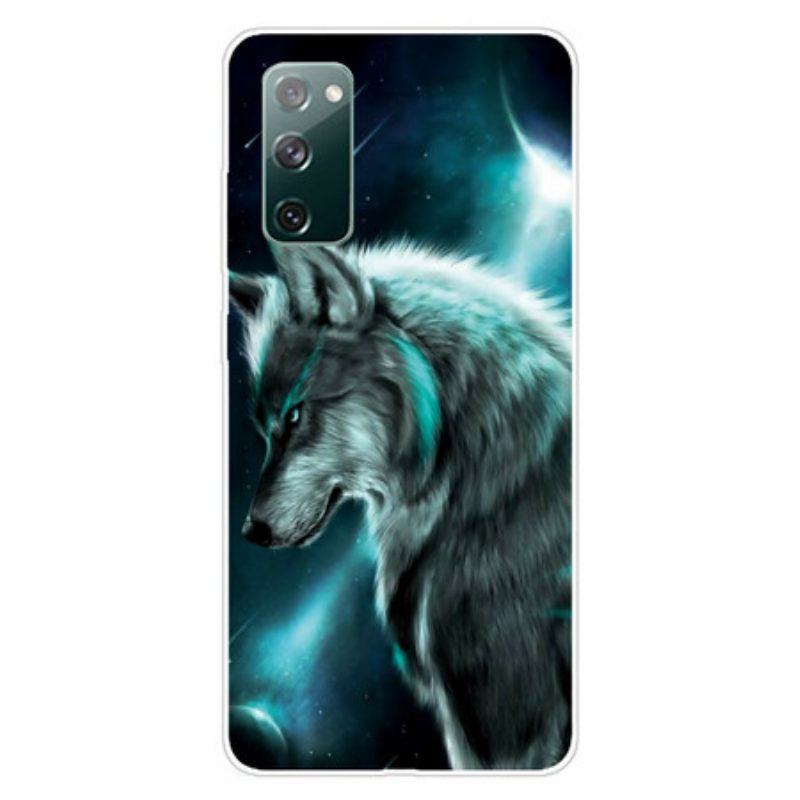 Handyhülle Für Samsung Galaxy S20 FE Königlicher Wolf