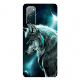 Handyhülle Für Samsung Galaxy S20 FE Königlicher Wolf