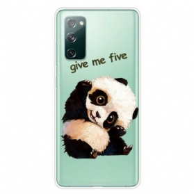 Handyhülle Für Samsung Galaxy S20 FE Nahtloser Panda. Gib Mir Fünf