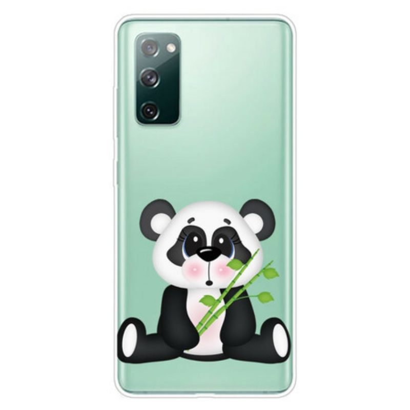 Handyhülle Für Samsung Galaxy S20 FE Nahtloser Trauriger Panda