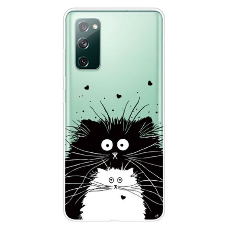 Handyhülle Für Samsung Galaxy S20 FE Schauen Sie Sich Die Katzen An