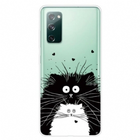 Handyhülle Für Samsung Galaxy S20 FE Schauen Sie Sich Die Katzen An