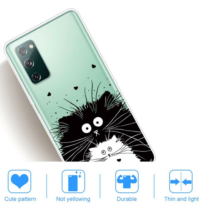 Handyhülle Für Samsung Galaxy S20 FE Schauen Sie Sich Die Katzen An