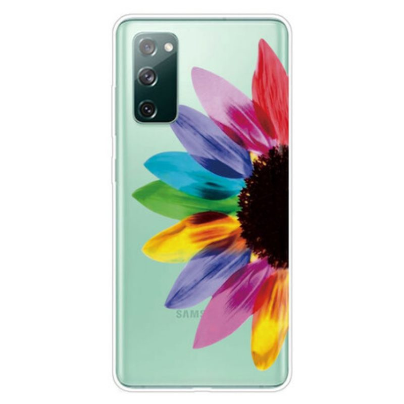 Hülle Für Samsung Galaxy S20 FE Bunte Blume