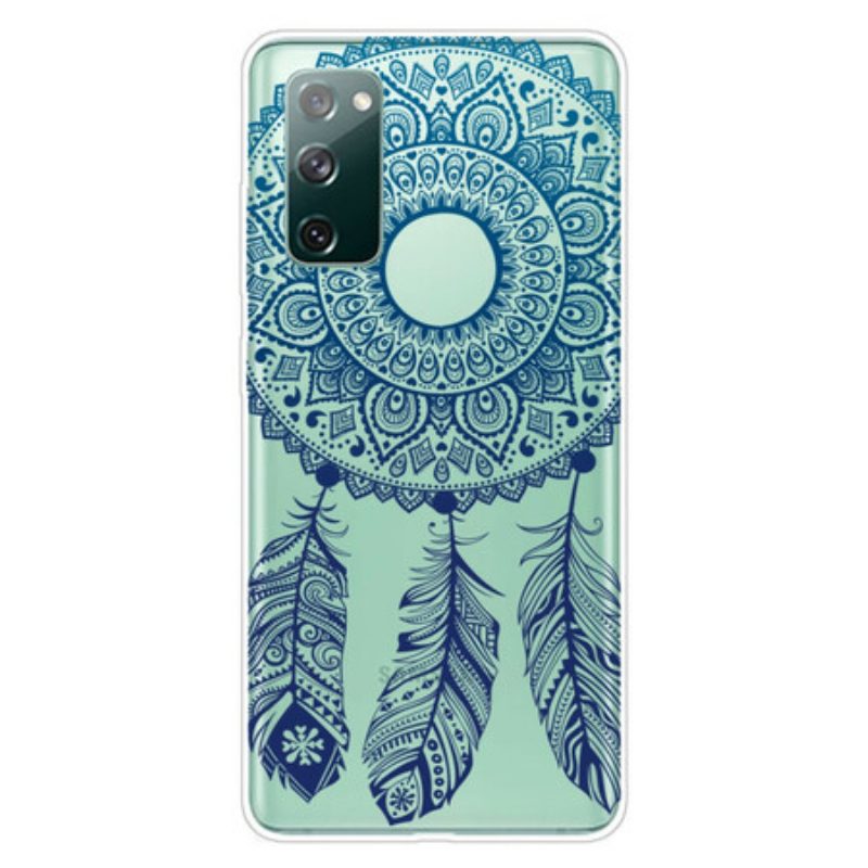 Hülle Für Samsung Galaxy S20 FE Einzelnes Blumenmandala