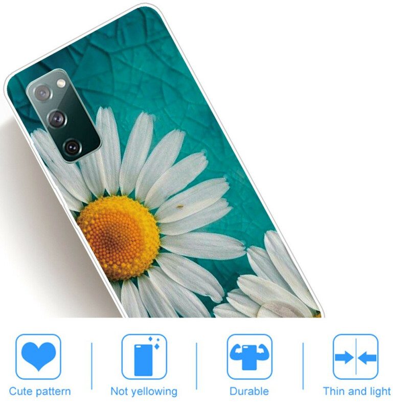 Hülle Für Samsung Galaxy S20 FE Gänseblümchen