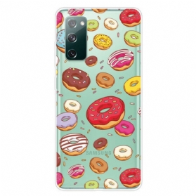 Hülle Für Samsung Galaxy S20 FE Ich Liebe Donuts