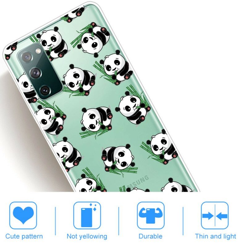 Hülle Für Samsung Galaxy S20 FE Kleine Pandas