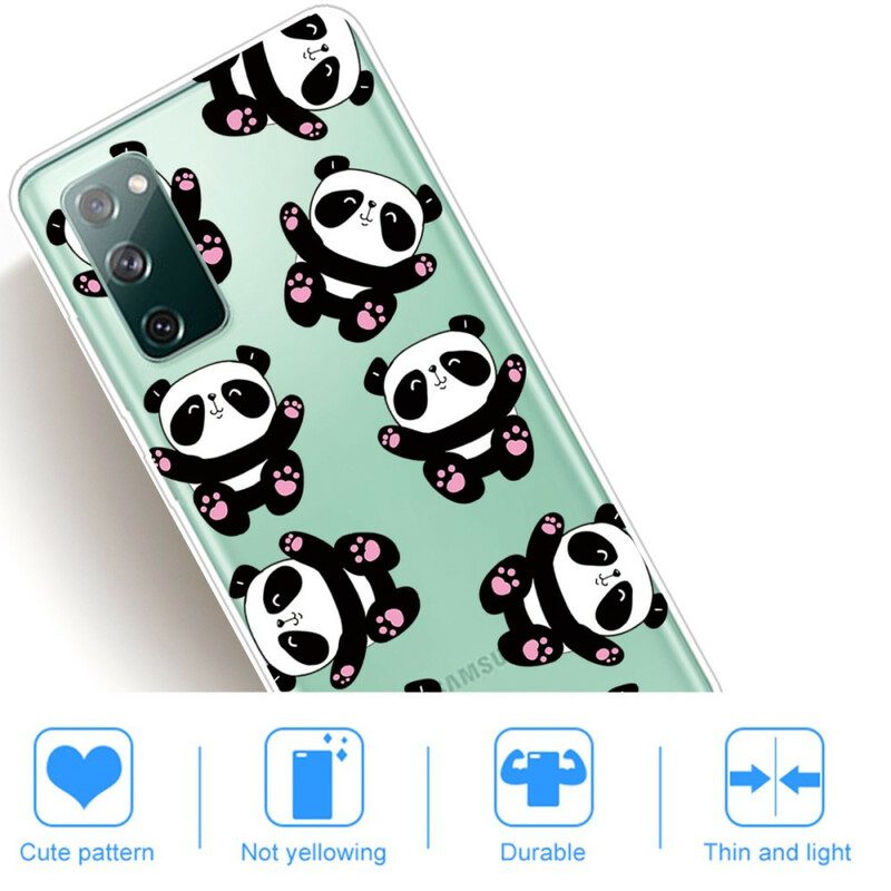 Hülle Für Samsung Galaxy S20 FE Top Pandas-spaß