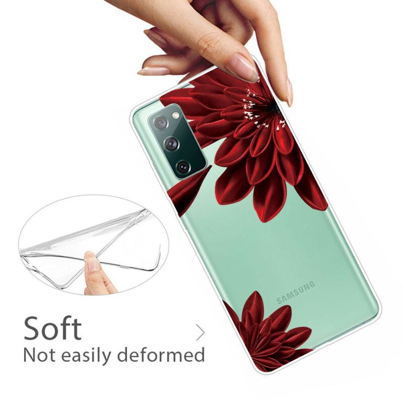 Hülle Für Samsung Galaxy S20 FE Wilde Blumen