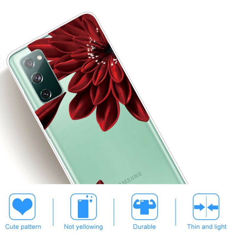 Hülle Für Samsung Galaxy S20 FE Wilde Blumen