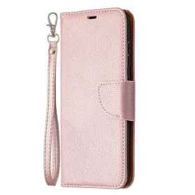 Lederhüllen Für Samsung Galaxy S20 FE Flip Case Lychee Rabat Oblique