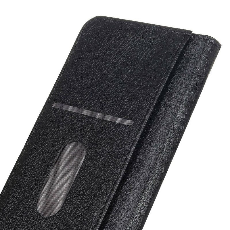 Schutzhülle Für Samsung Galaxy S20 FE Flip Case Eleganz Aus Gespaltenem Litschi-leder