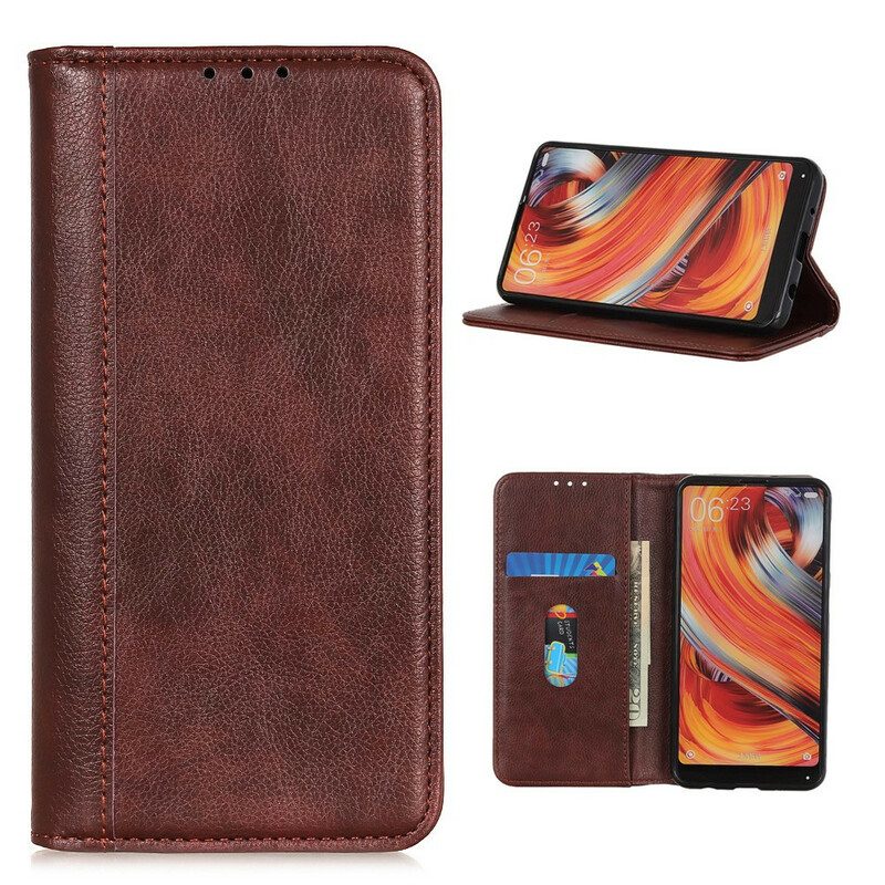 Schutzhülle Für Samsung Galaxy S20 FE Flip Case Klassisches Spalt-litschi-leder