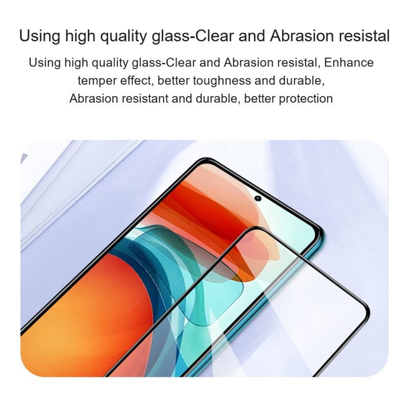 Displayschutzfolie Aus Gehärtetem Glas Für Oppo Reno 8 Pro Mit Schwarzen Kanten