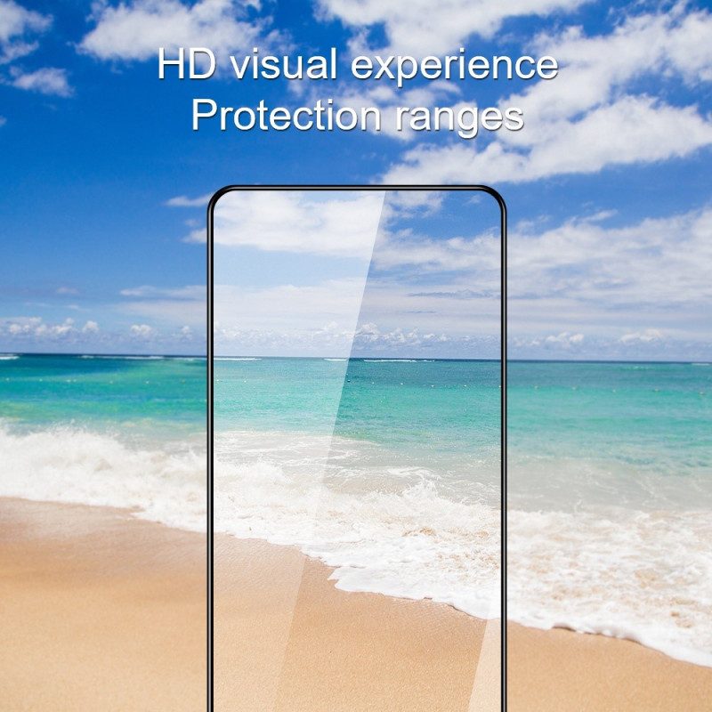 Displayschutzfolie Aus Gehärtetem Glas Für Oppo Reno 8 Pro Mit Schwarzen Kanten