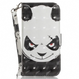 Flip Case Für Oppo Reno 8 Pro Wütender Panda