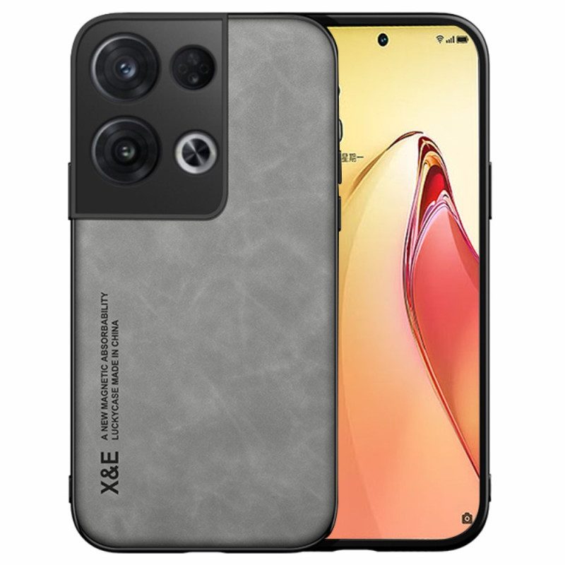 Handyhülle Für Oppo Reno 8 Pro X&e-ledereffekt