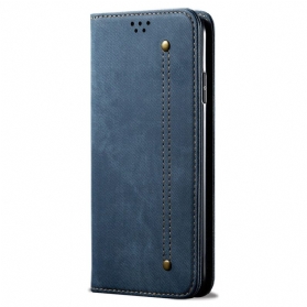 Flip Case Oppo A98 5g Jeans-textur