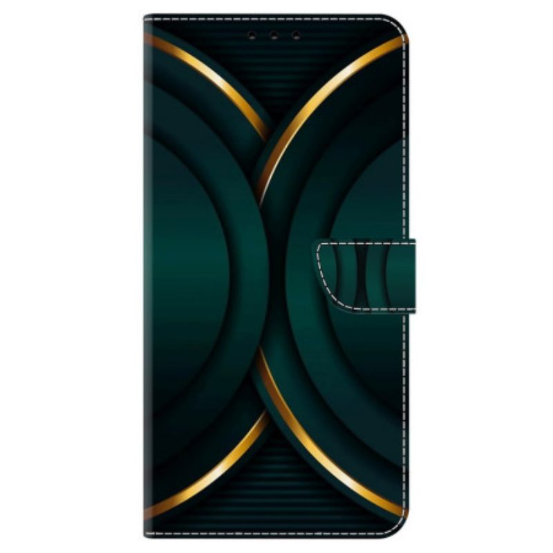 Lederhüllen Für Oppo A98 5g Goldener Umriss