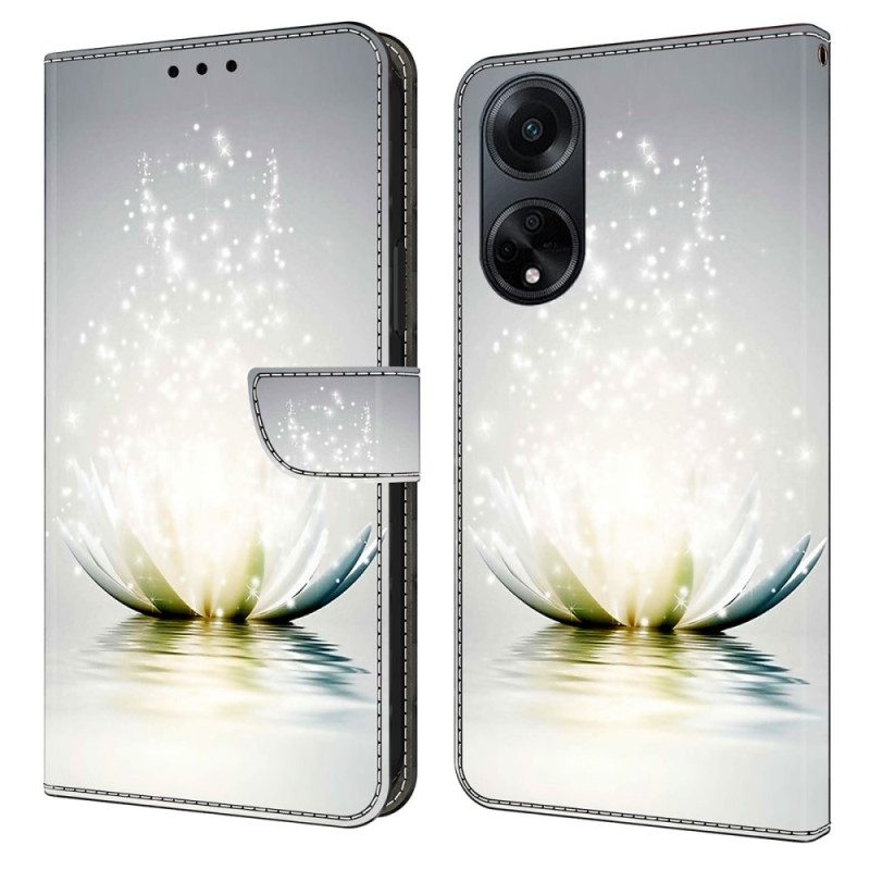 Lederhüllen Oppo A98 5g Lotus