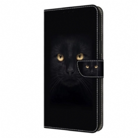 Lederhüllen Oppo A98 5g Schwarze Katze