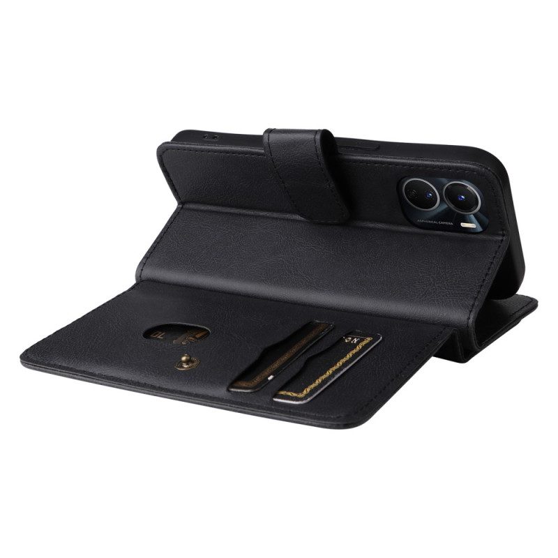 Flip Case Für Vivo Y16 Kartenhalter