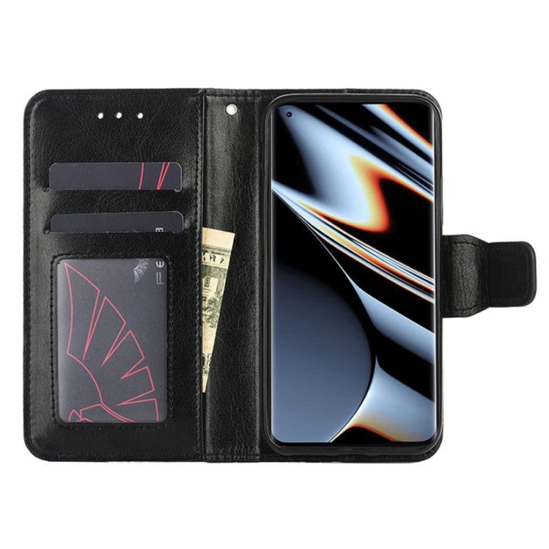 Flip Case Für Oppo Find X5 Pro Retro-lederstil