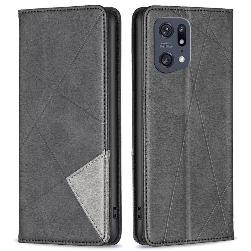 Schutzhülle Für Oppo Find X5 Pro Flip Case Diamanten