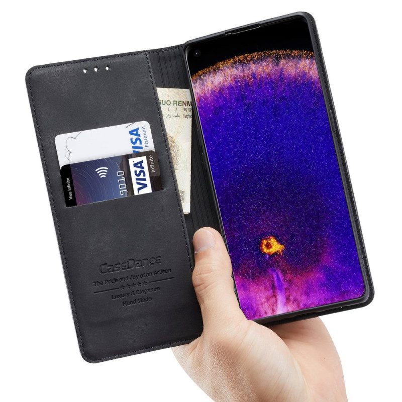 Schutzhülle Für Oppo Find X5 Pro Flip Case Kunstlederetui