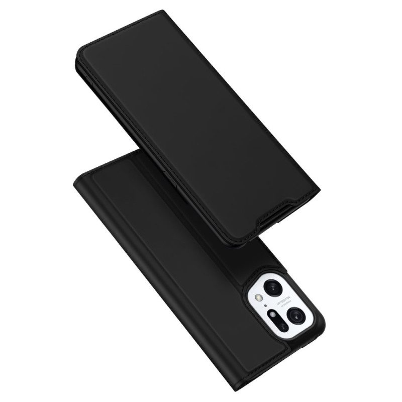 Schutzhülle Für Oppo Find X5 Pro Flip Case Skin Pro Series Dux Ducis