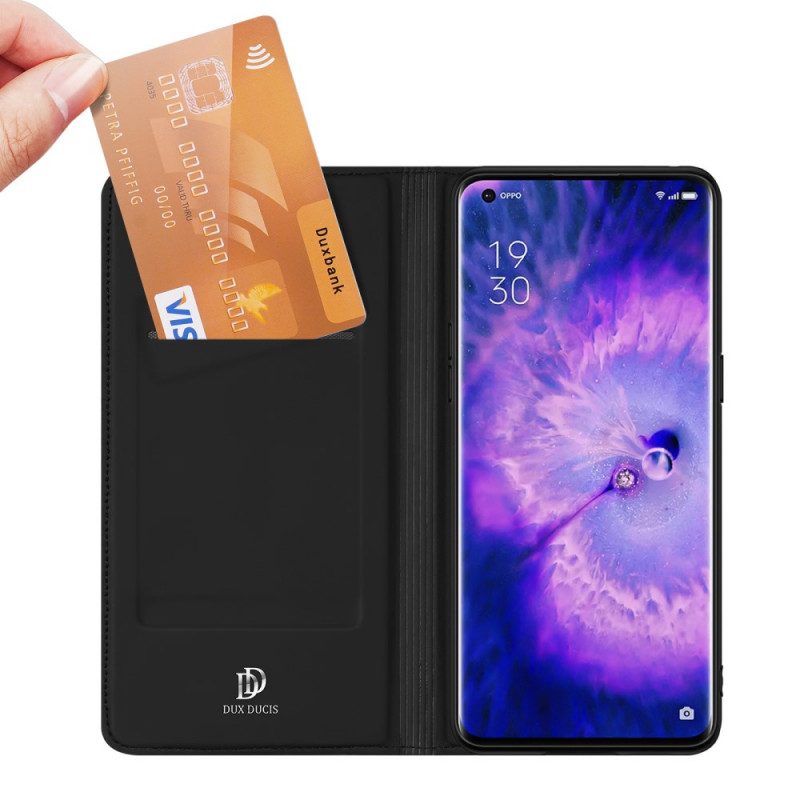 Schutzhülle Für Oppo Find X5 Pro Flip Case Skin Pro Series Dux Ducis