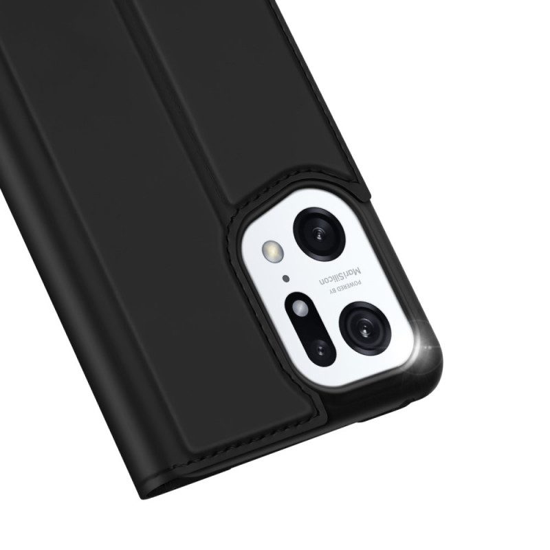 Schutzhülle Für Oppo Find X5 Pro Flip Case Skin Pro Series Dux Ducis