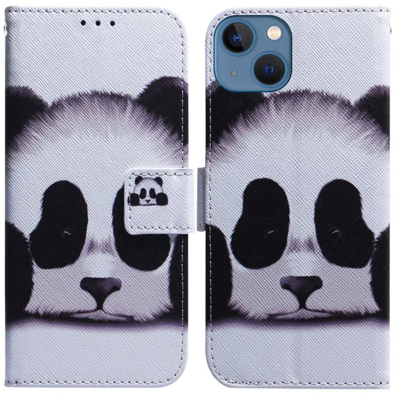 Lederhüllen Für iPhone 15 Panda