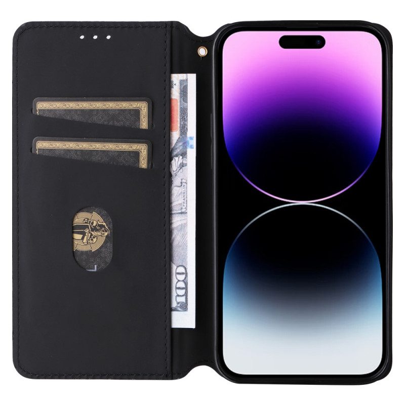 Schutzhülle Für iPhone 15 Flip Case 3d-würfel