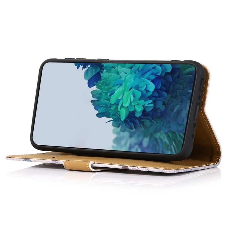 Flip Case Für Samsung Galaxy A03 Blühender Baum