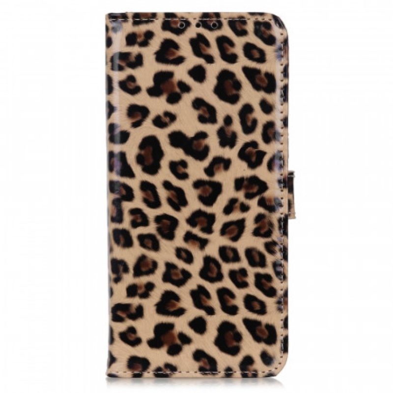 Flip Case Für Samsung Galaxy A03 Leopard