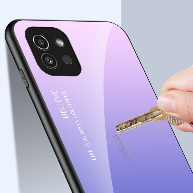 Hülle Für Samsung Galaxy A03 Gehärtetes Glas Hallo