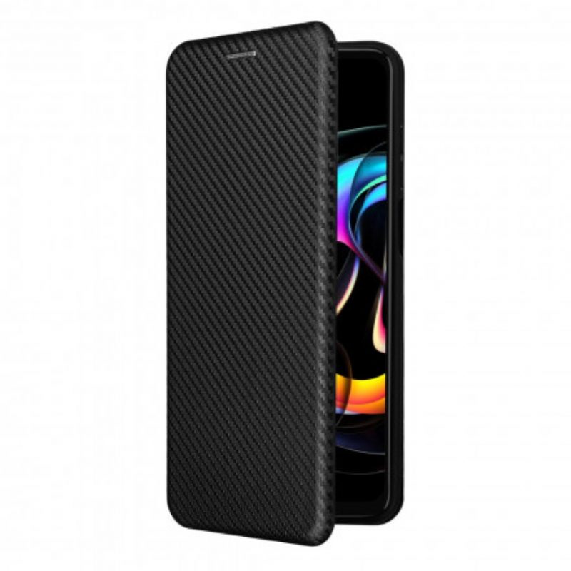 Schutzhülle Für Motorola Edge 20 Lite Flip Case Farbiges Carbon-silikon