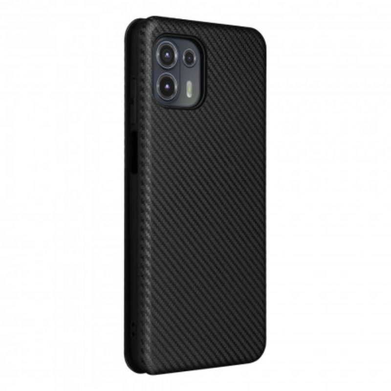 Schutzhülle Für Motorola Edge 20 Lite Flip Case Farbiges Carbon-silikon